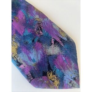Jean Charles Mens Viscose Necktie‎ Multicolored Design Tie
